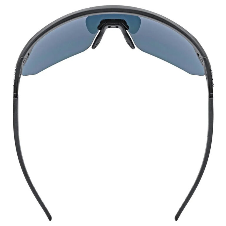 Uvex Pace One Sunglasses Supravision Mirror Blue/CAT3 Black Matt - Image 5