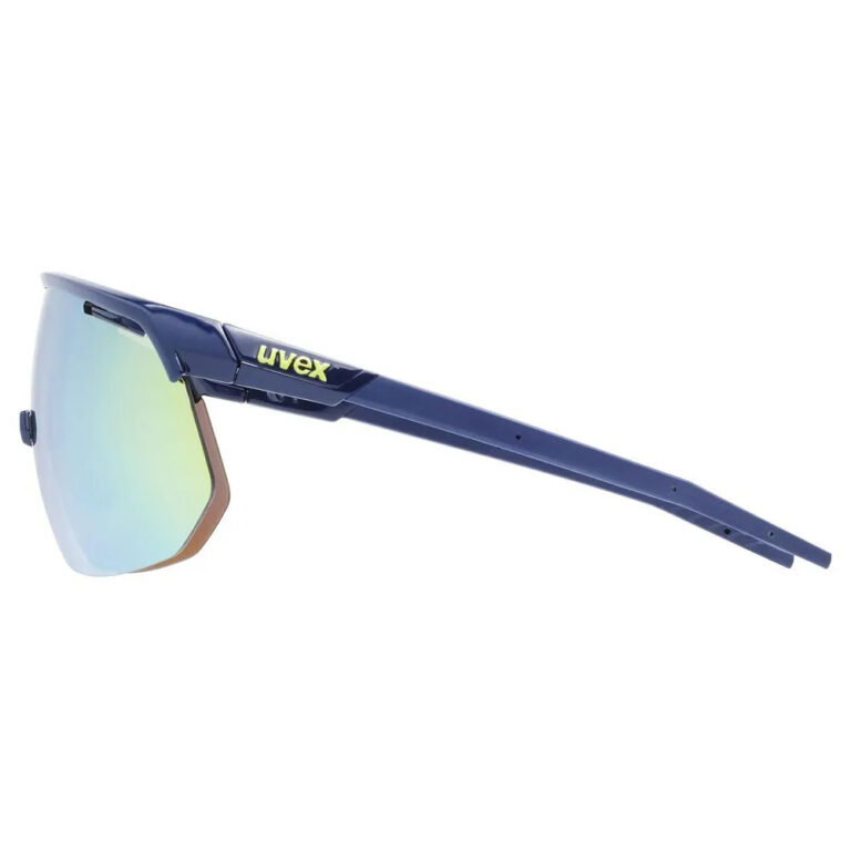 Uvex Pace One Sunglasses Supravision Mirror Yellow/CAT3 Blue - Image 4