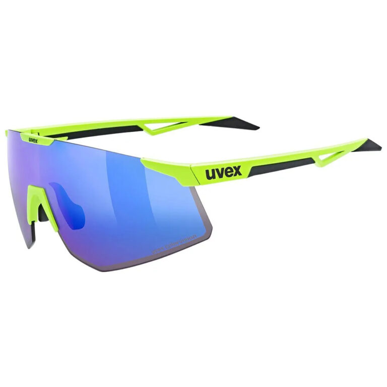 Uvex Pace Perform CV Sunglasses Colorvision Mirror Blue/CAT2 Yellow Matt