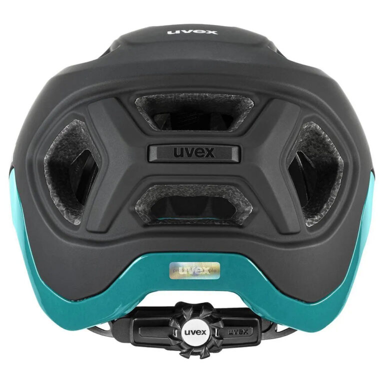 Uvex React MTB Helmet 52-56 cm Black / Teal Matt - 59-61 cm Black / Teal Matt - Image 3