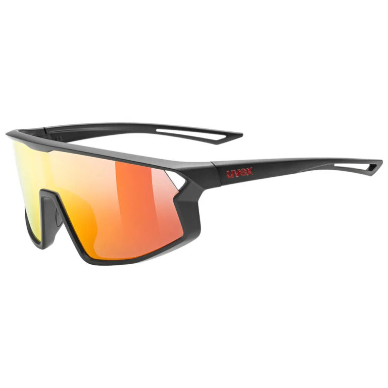 Uvex Skyryse Sunglasses Mirror Red/CAT3 Black Matt