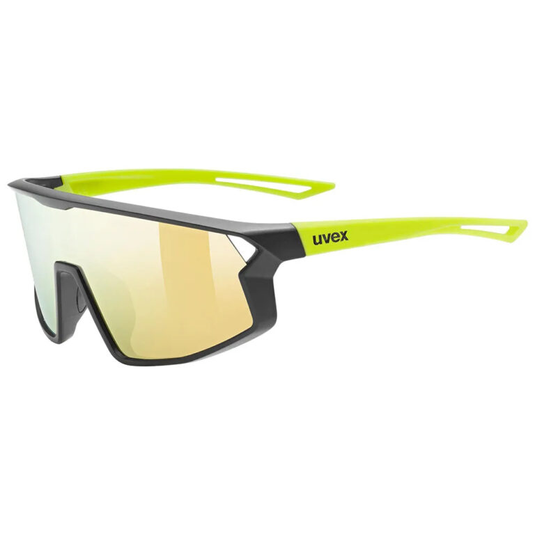 Uvex Skyryse Sunglasses Mirror Yellow/CAT3 Black Yellow Matt