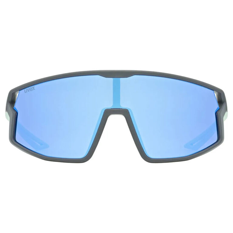 Uvex Skyryse Sunglasses Mirror Blue/CAT3 Grey Green Matt - Image 2