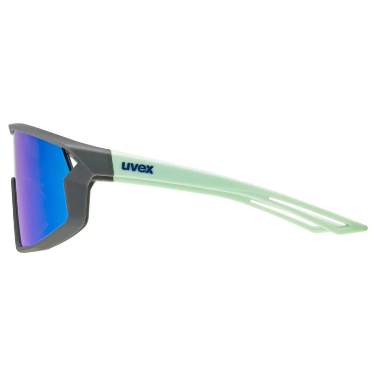 Uvex Skyryse Sunglasses Mirror Blue/CAT3 Grey Green Matt - Image 4