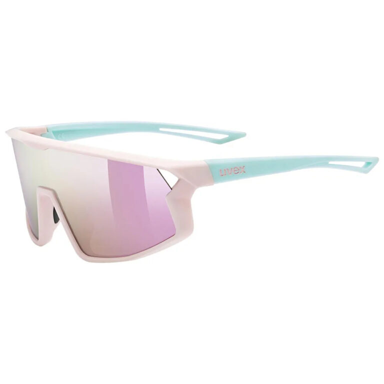 Uvex Skyryse Sunglasses Mirror Pink/CAT3 Pink Green Matt