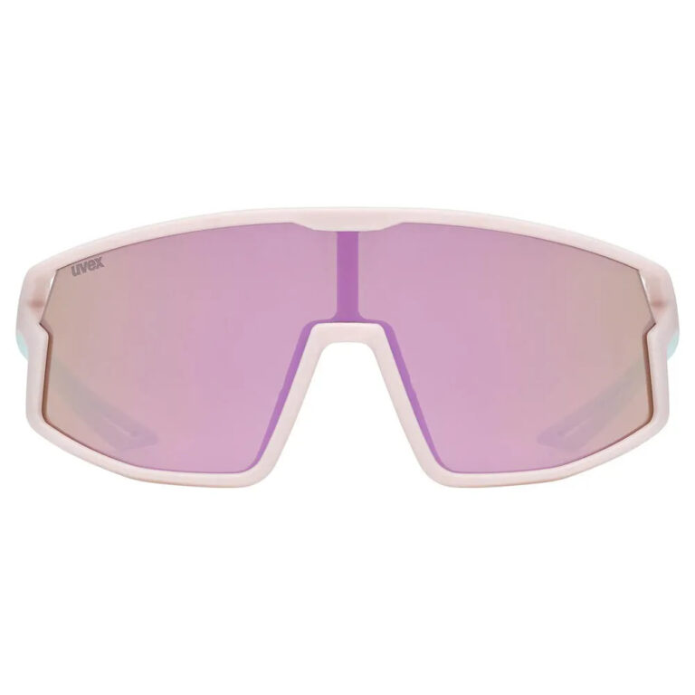 Uvex Skyryse Sunglasses Mirror Pink/CAT3 Pink Green Matt - Image 2