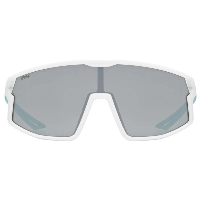 Uvex Skyryse Sunglasses Mirror Silver/CAT3 White Green - Image 2