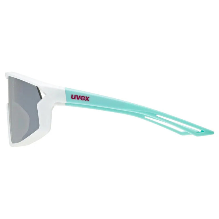 Uvex Skyryse Sunglasses Mirror Silver/CAT3 White Green - Image 4