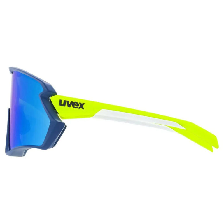 Uvex Sportstyle 231 2.0 Sunglasses Supravision Mirror Blue/CAT2 Blue / Yellow Matt - Image 4