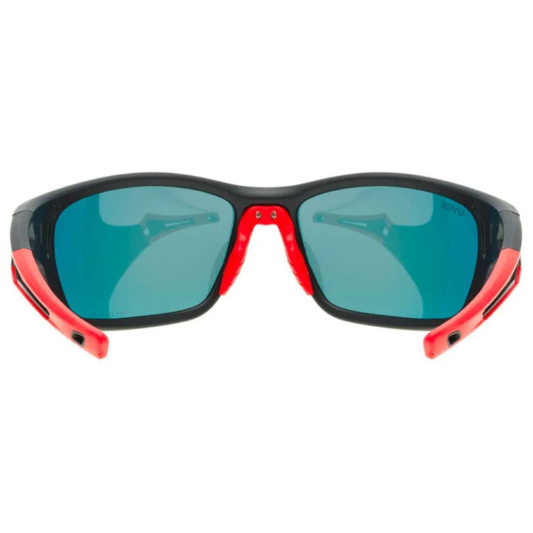 Uvex Sportstyle 232 Polarvision Mirrored Polarized Sunglasses Mirror Red/CAT3 Black Matte / Red - Image 4