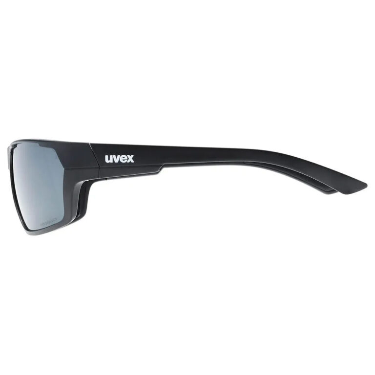 Uvex Sportstyle 233 Polarvision Mirrored Sunglasses Litemirror Silver/CAT3 Black Matte - Image 3