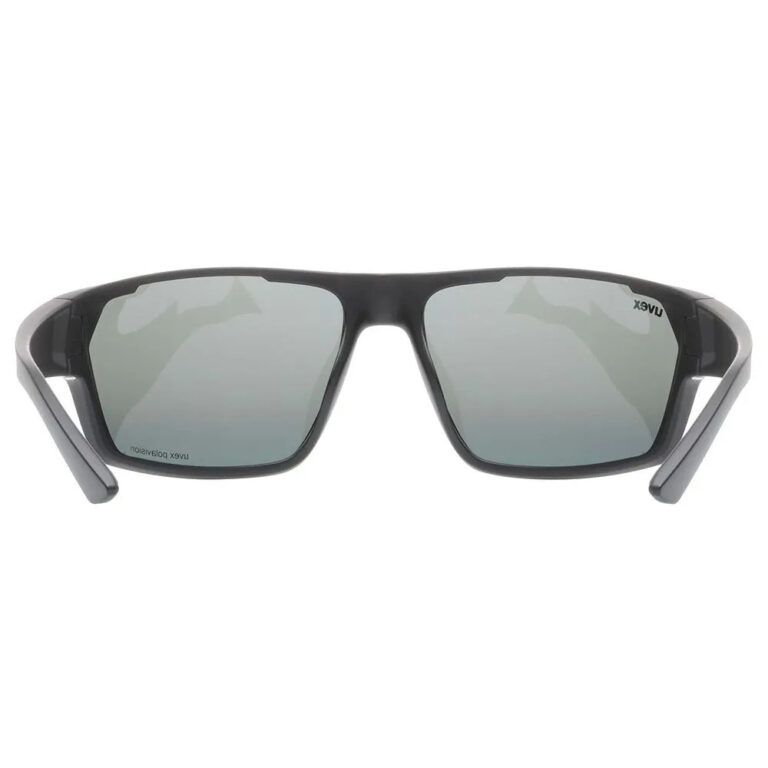 Uvex Sportstyle 233 Polarvision Mirrored Sunglasses Litemirror Silver/CAT3 Black Matte - Image 4