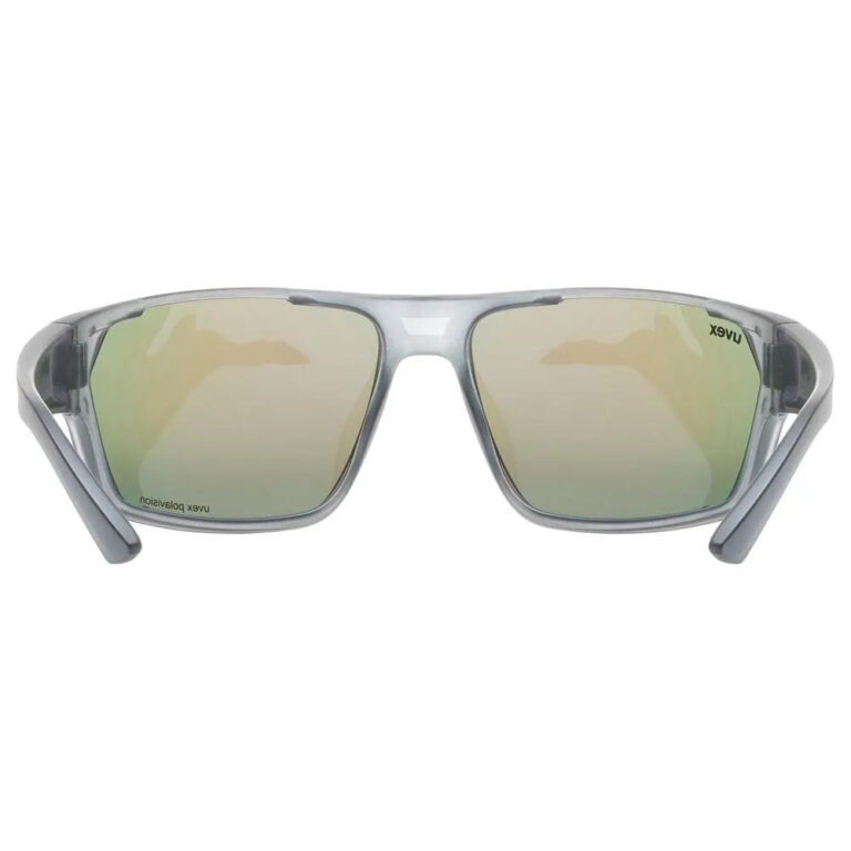 Uvex Sportstyle 233 Polarvision Mirrored Sunglasses Mirror Blue/CAT3 Smoke Matte - Image 4