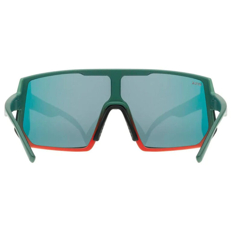 Uvex Sportstyle 235 Mirrored Sunglasses Mirror Red/CAT2 Moss Grapefruit Matte - Image 4