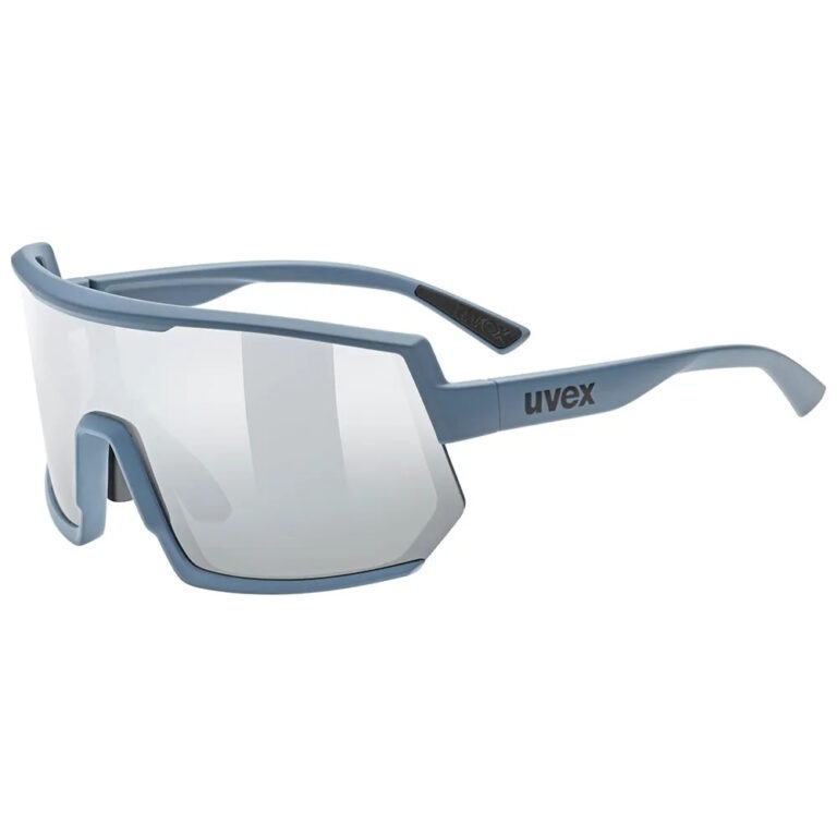 Uvex Sportstyle 235 Sunglasses Supravision Mirror Silver/CAT3 Stone Blue Matt