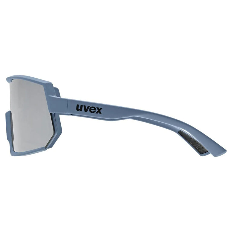 Uvex Sportstyle 235 Sunglasses Supravision Mirror Silver/CAT3 Stone Blue Matt - Image 4