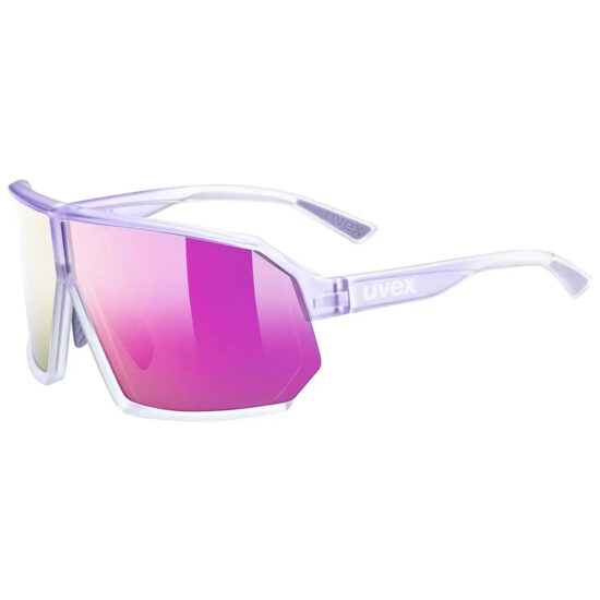 Uvex Sportstyle 237 Sunglasses Supervision Mirror Purple/CAT3 Purple Fade