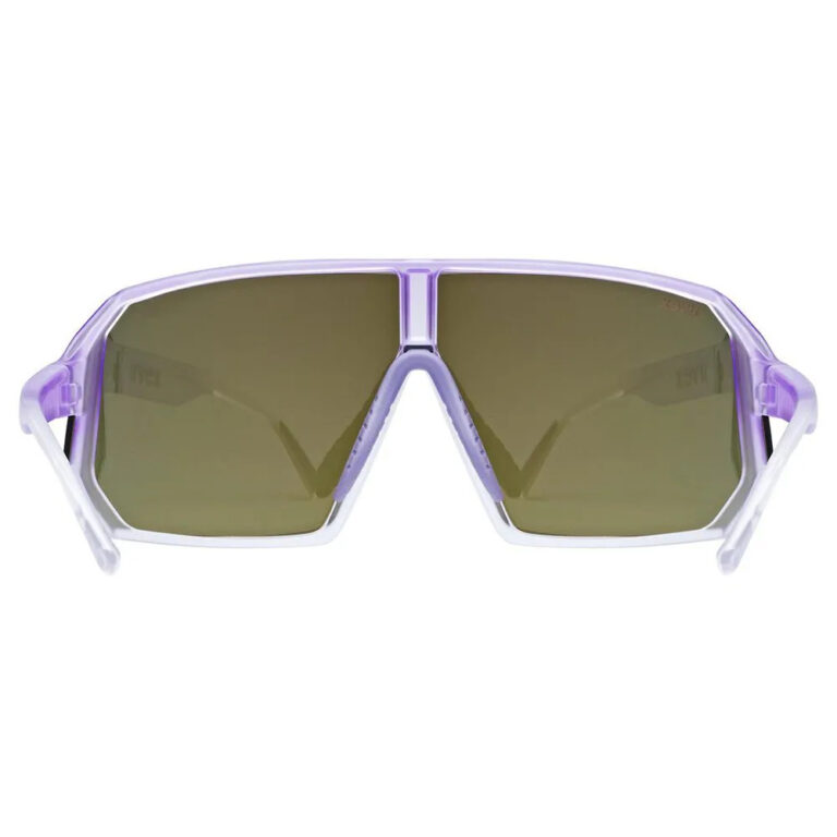 Uvex Sportstyle 237 Sunglasses Supervision Mirror Purple/CAT3 Purple Fade - Image 3