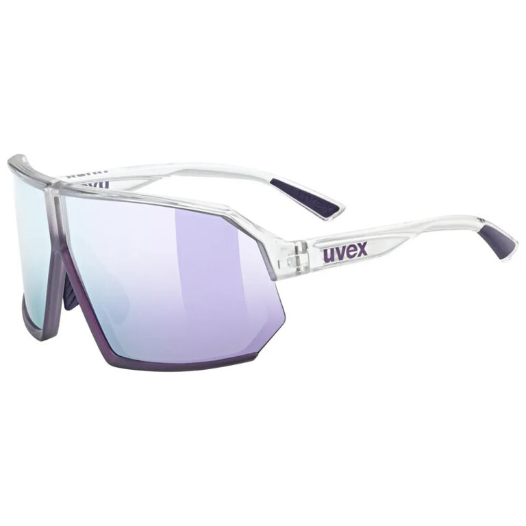 Uvex Sportstyle 237 Sunglasses Supravision Mirror Lavander/CAT3 Clear Met Purp