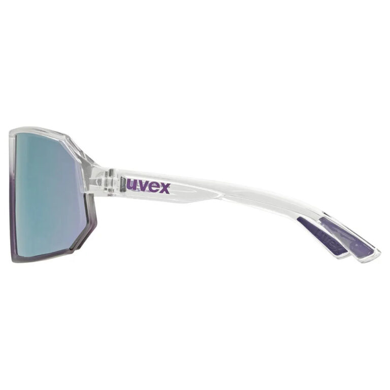 Uvex Sportstyle 237 Sunglasses Supravision Mirror Lavander/CAT3 Clear Met Purp - Image 4