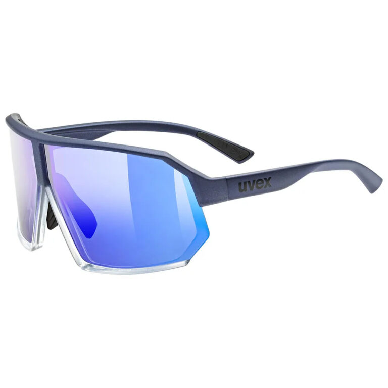 Uvex Sportstyle 237 Sunglasses Supravision Mirror Blue/CAT2 Met Blue Clear