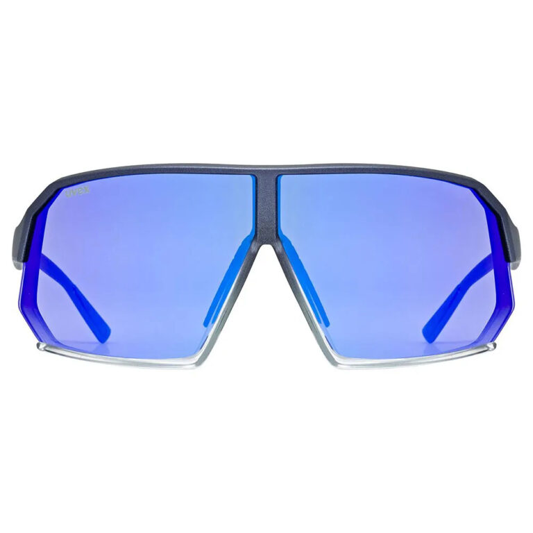 Uvex Sportstyle 237 Sunglasses Supravision Mirror Blue/CAT2 Met Blue Clear - Image 2