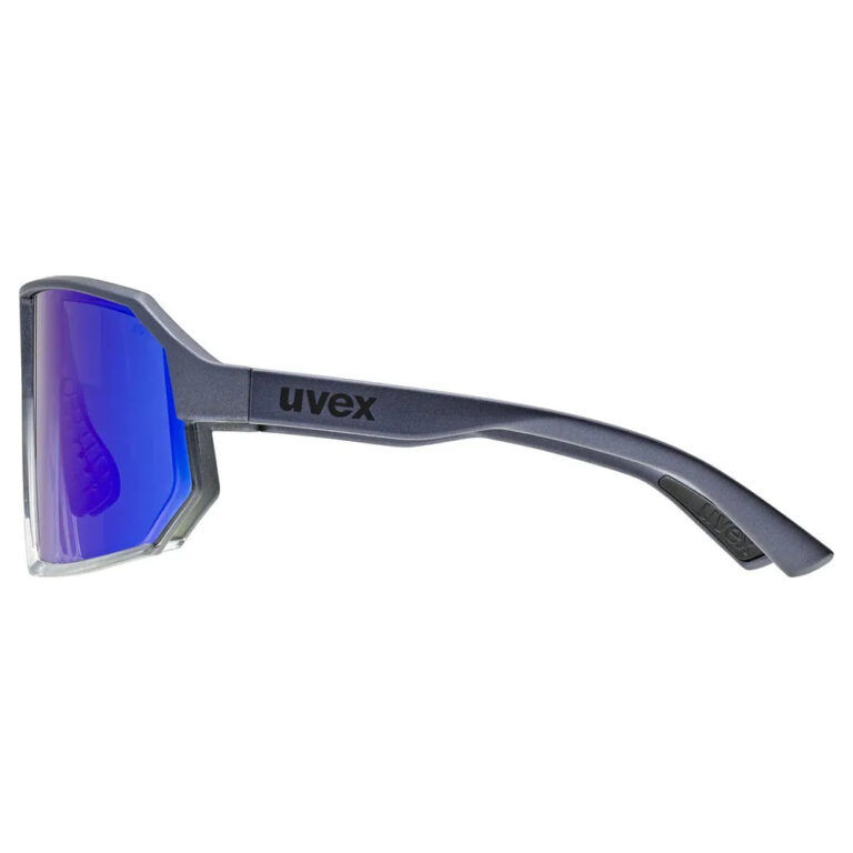 Uvex Sportstyle 237 Sunglasses Supravision Mirror Blue/CAT2 Met Blue Clear - Image 4