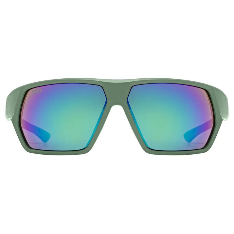 Uvex Sportstyle 238 Sunglasses Mirror Green/CAT3 Moss Matt - Image 2