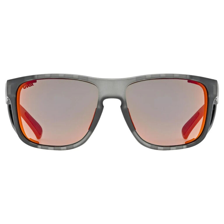 Uvex Sportstyle 312 Sunglasses Mirror Red/CAT3 Smoke Matt - Image 2