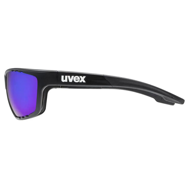 Uvex Sportstyle 706 CV Sunglasses Colorvision Mirror Blue/CAT3 Black Matt - Image 4