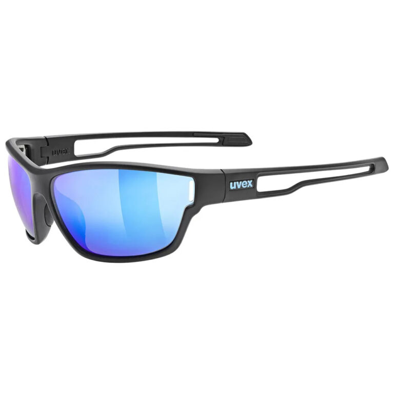 Uvex Sportstyle 806 Sunglasses Mirror Blue/CAT3 Black Matt - Mirror Green/CAT3 Black Matt