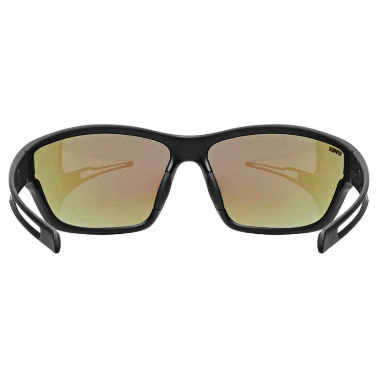 Uvex Sportstyle 806 Sunglasses Mirror Blue/CAT3 Black Matt - Mirror Green/CAT3 Black Matt - Image 3