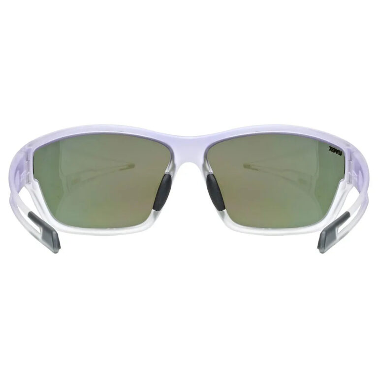 Uvex Sportstyle 806 Sunglasses Mirror Purple/CAT3 Purple Fade - Image 3