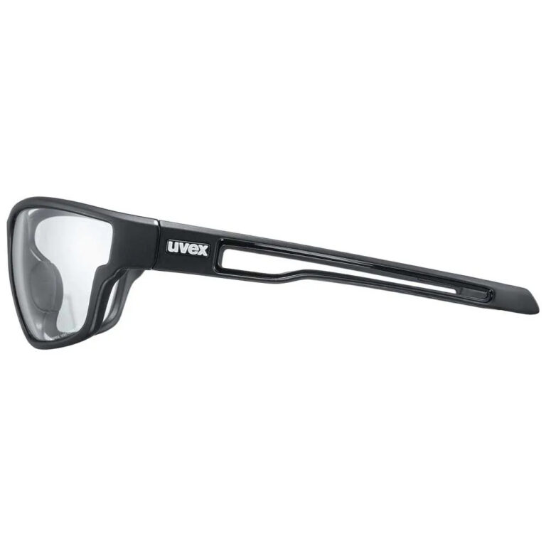 Uvex Sportstyle 806 V Photochromic Sunglasses Variomatic Smoke/CAT1-3 Black Mat - Image 4