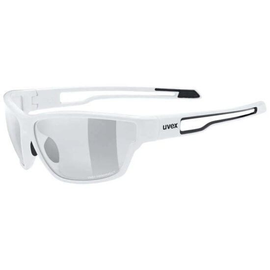 Uvex Sportstyle 806 V Photochromic Sunglasses Variomatic Smoke/CAT1-3 White