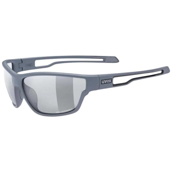 Uvex Sportstyle 806 V Photochromic Sunglasses Variomatic Smoke/CAT1-3 Grey Mat