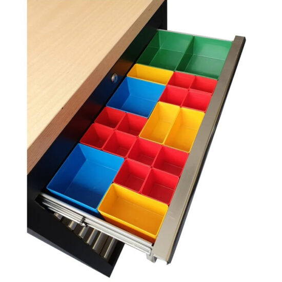 VAR Drawer Insert Box Kit 39 Units One Size Red / Yellow / Blue / Green