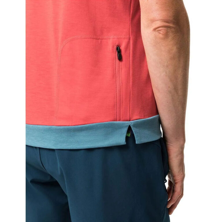 VAUDE Altissimo Q-Zip Short Sleeve T-shirt 36 Flame - 46 Flame - Image 6