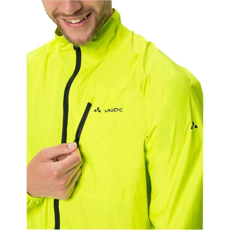 VAUDE Drop III Jacket S Neon Yellow - 4XL Neon Yellow - Image 5