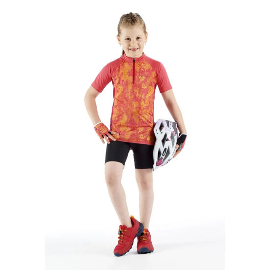 VAUDE Elmo Tricot IX Short Sleeve Jersey 146-152 cm Rock Melone - 158-164 cm Rock Melone