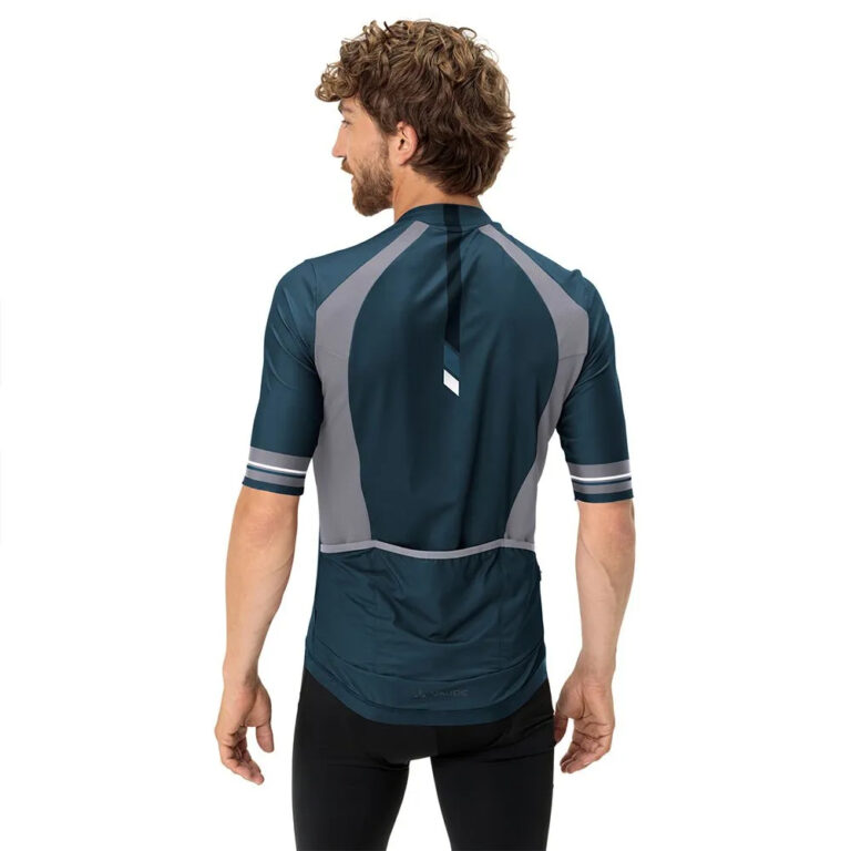 VAUDE Furka II Short Sleeve Jersey M Dark Sea - L Dark Sea - Image 2