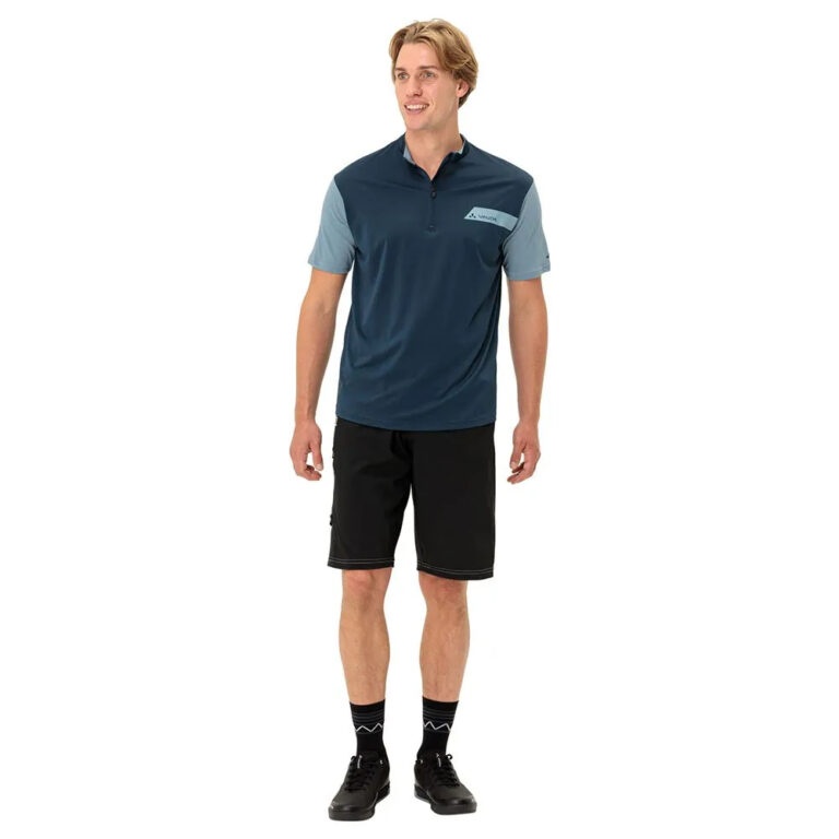 VAUDE Ledro Short Sleeve Jersey S Dark Sea / Dark Sea - L Dark Sea / Dark Sea - Image 5