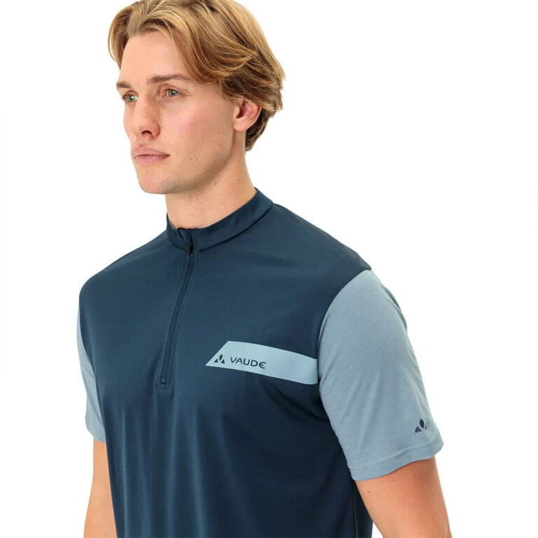 VAUDE Ledro Short Sleeve Jersey S Dark Sea / Dark Sea - L Dark Sea / Dark Sea - Image 6