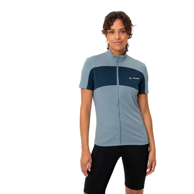 VAUDE Matera FZ Short Sleeve Jersey 36 Nordic Blue - 44 Nordic Blue