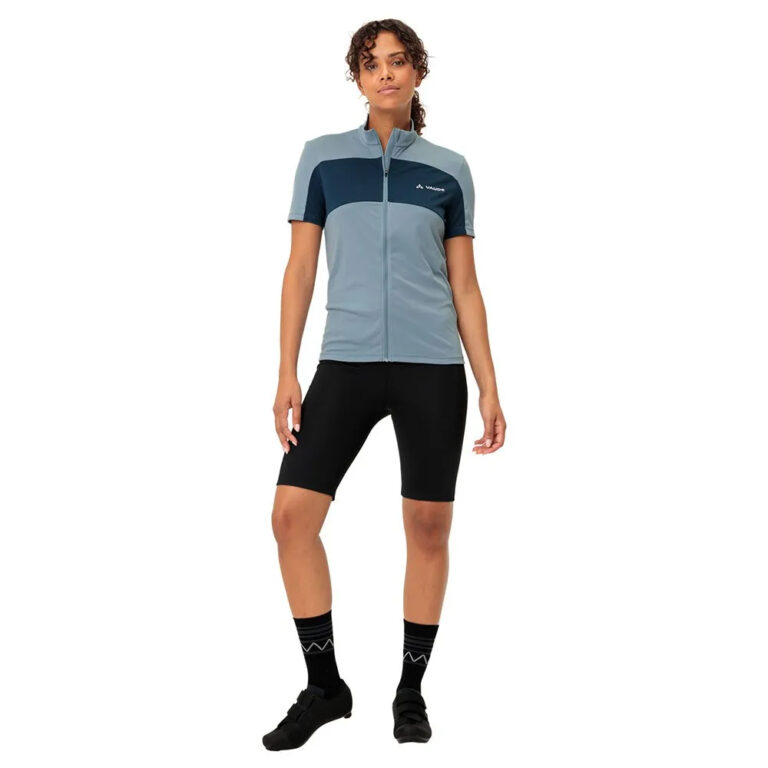 VAUDE Matera FZ Short Sleeve Jersey 36 Nordic Blue - 44 Nordic Blue - Image 5