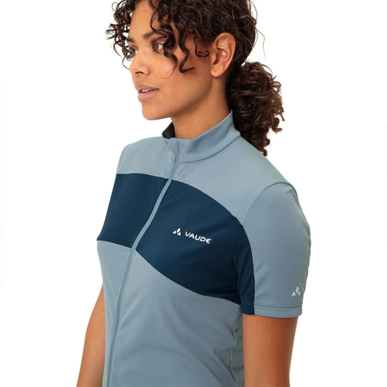 VAUDE Matera FZ Short Sleeve Jersey 36 Nordic Blue - 44 Nordic Blue - Image 6