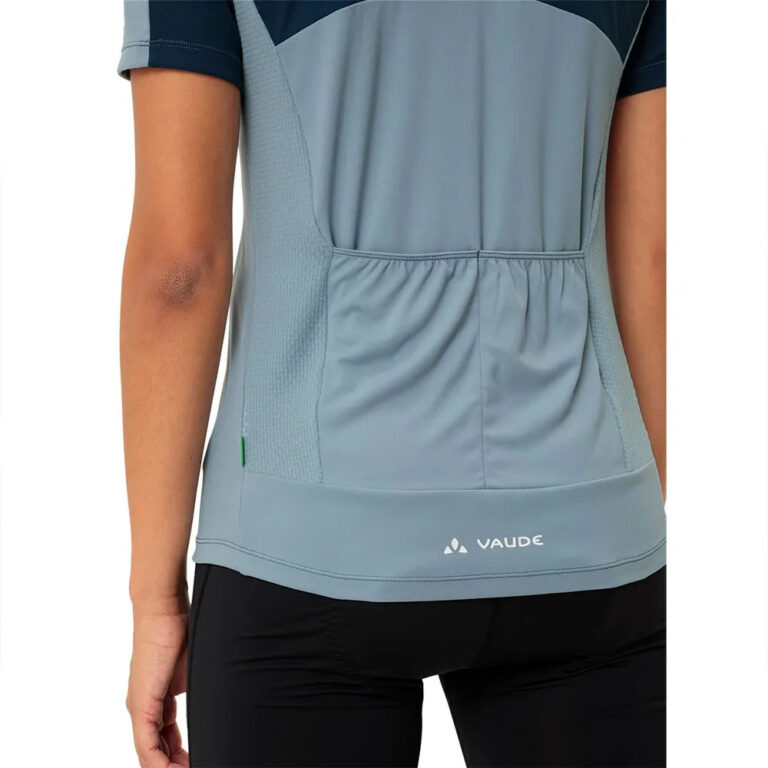 VAUDE Matera FZ Short Sleeve Jersey 36 Nordic Blue - 44 Nordic Blue - Image 7