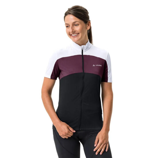 VAUDE Matera FZ Tricot Short Sleeve Jersey 36 Cassis - 42 Cassis