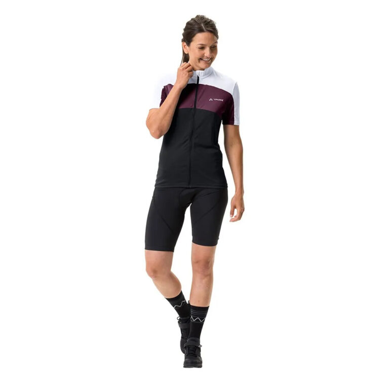 VAUDE Matera FZ Tricot Short Sleeve Jersey 36 Cassis - 42 Cassis - Image 6