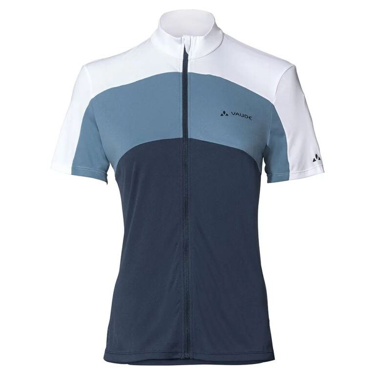 VAUDE Matera FZ Tricot Short Sleeve Jersey 40 Dark Sea Uni - 44 Dark Sea Uni - Image 3